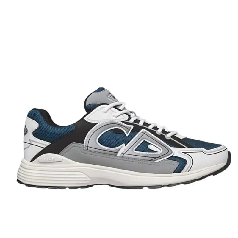 Dior B30 Reflecterende Blauw/Grijs Zwart Wit