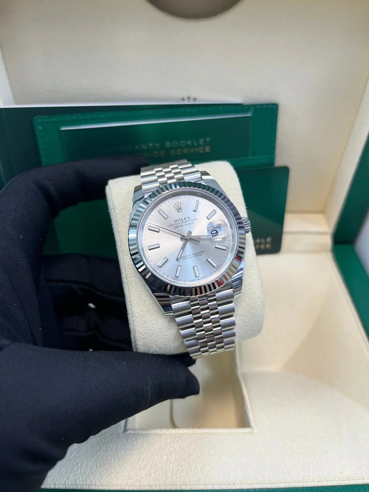 ROLEX DATEJUST SILVER