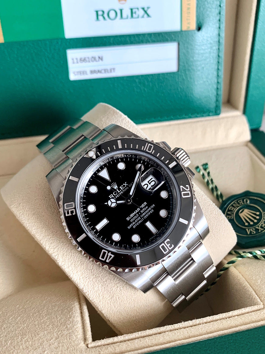 ROLEX SUBMARINER SILVER/BLACK