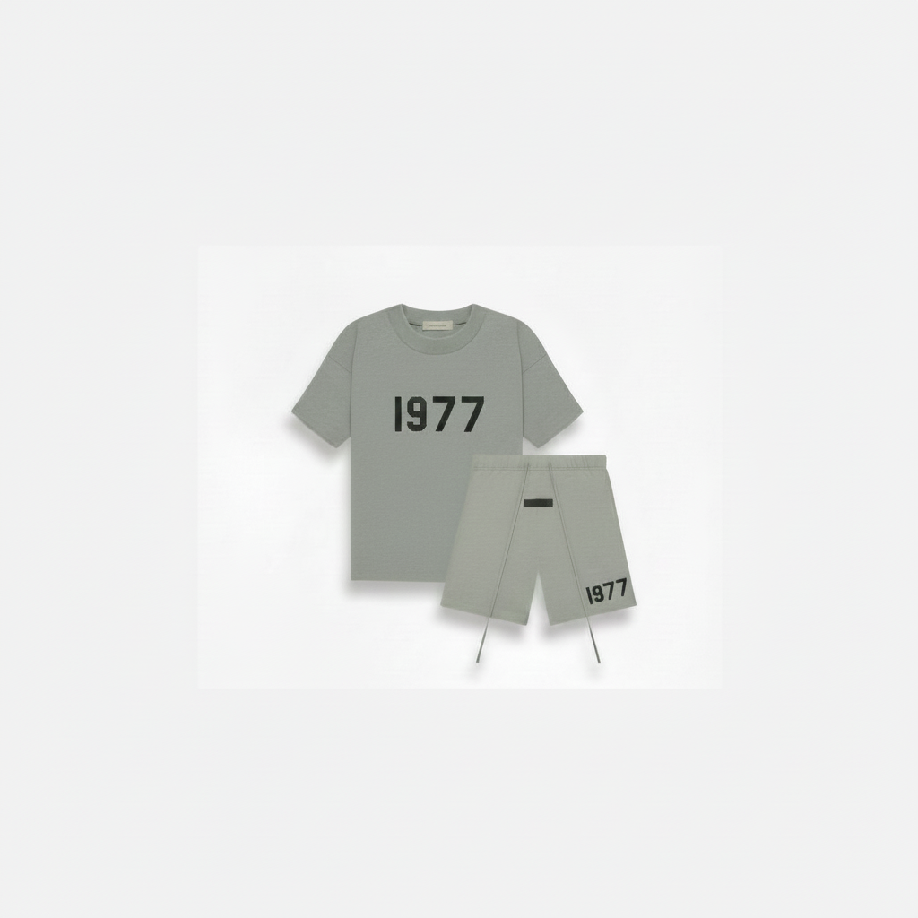 Essentials 1977 Summer Set Dark Oatmeal - Donkergrijs