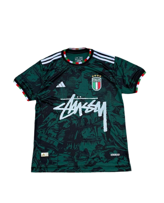 ITALIË X STUSSY - JERSEY GROEN
