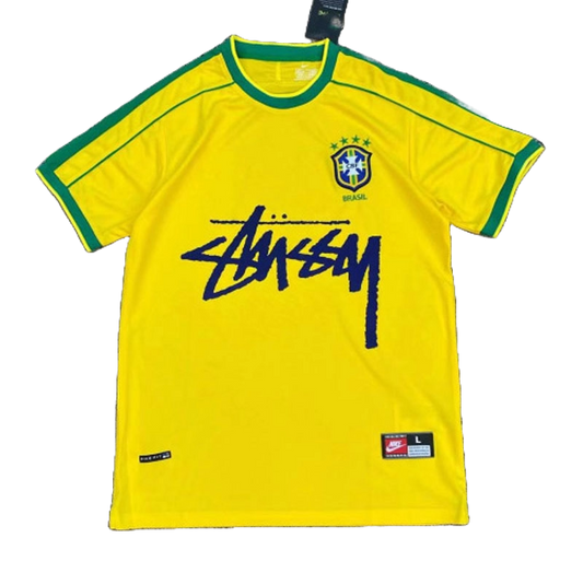 GEEL - BRASIL X STUSSY JERSEY