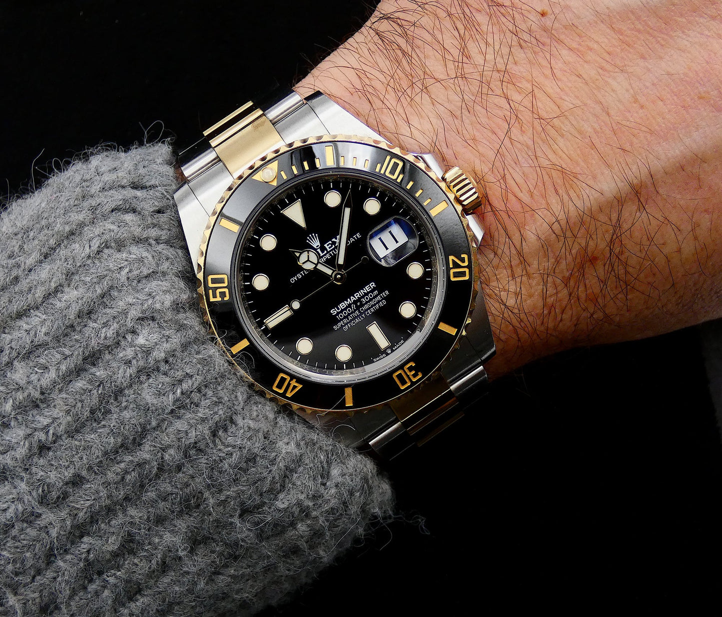 RLX SUBMARINER SILVER/GOLD