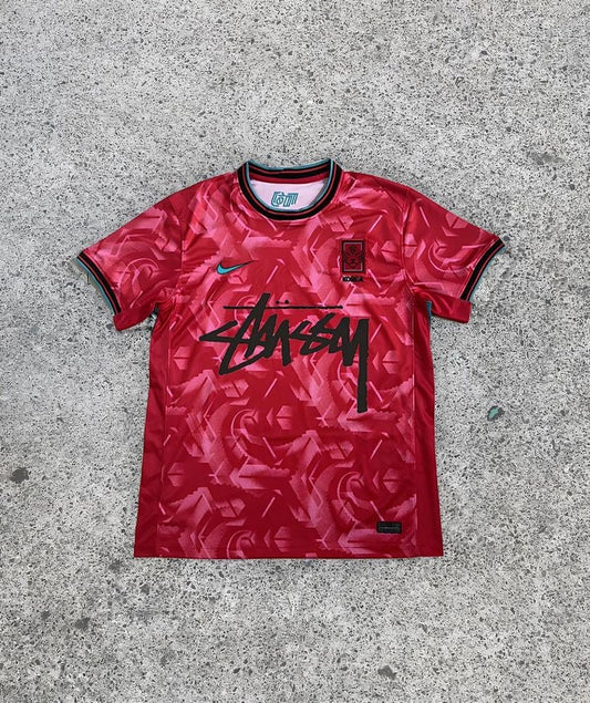 STUSSY X "KOREA" TRUI - ROOD