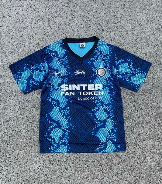 STUSSY X "INTER" JERSEY - BLAUW (Speciale Editie)