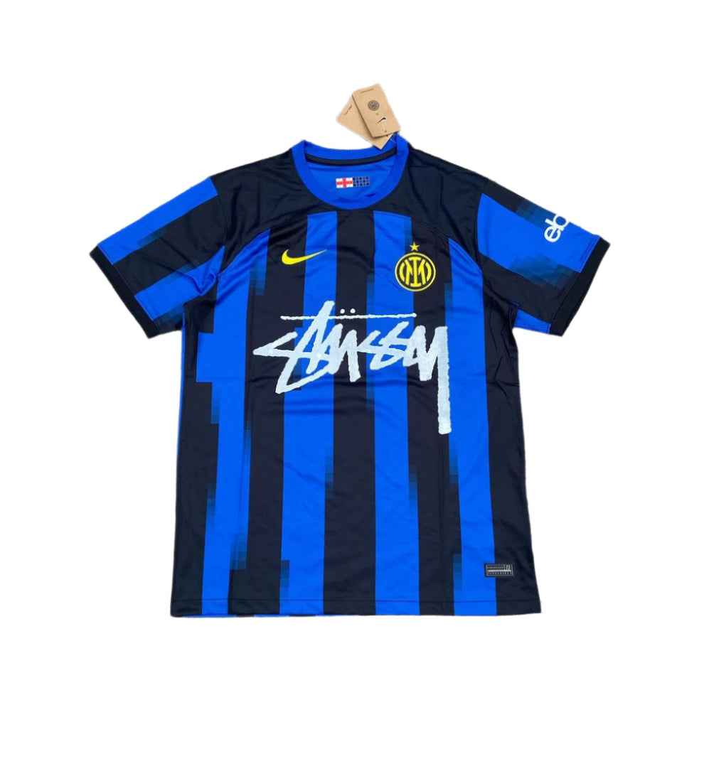 STUSSY X "INTER" TRUI - BLAUW/ZWART