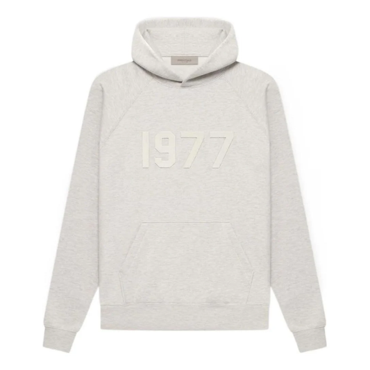 Essentials 1977 Hoodie Light Oatmeal - Lichtgrijs