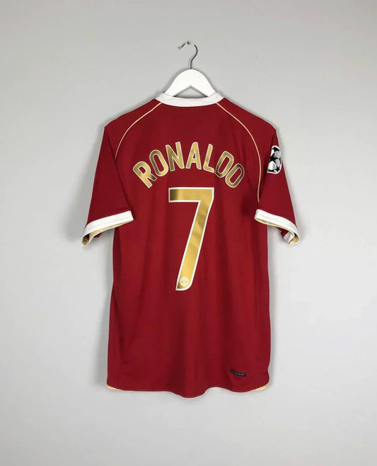 MANCHESTER UNITED RETRO HOME KIT 06/07 I 70% KORTING!